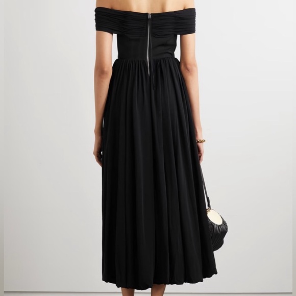 La Ligne Dress‎ Grace Off Shoulder Ethereal Midi Sz S - Picture 4 of 13